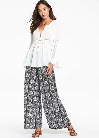 Tigerlily Pants - TIGERLILY Celesse High Waist Wide-Leg Pants RRP$199